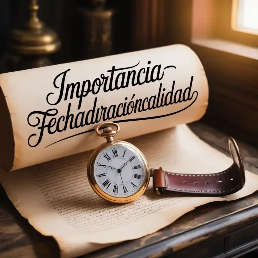 importanciafechaduracióncalidad